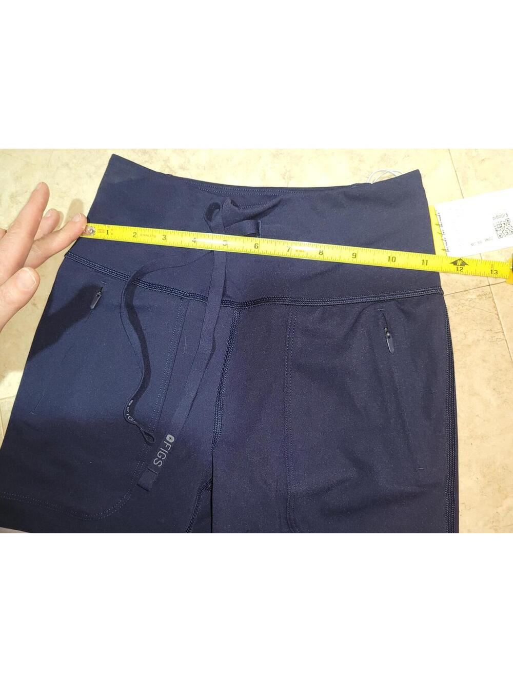 Figs women's Seville flared pant leggings scrub sz XXS navy blue nwt - Picture 6 of 8